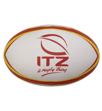 ITZ Rugby Ball Red/Yellow